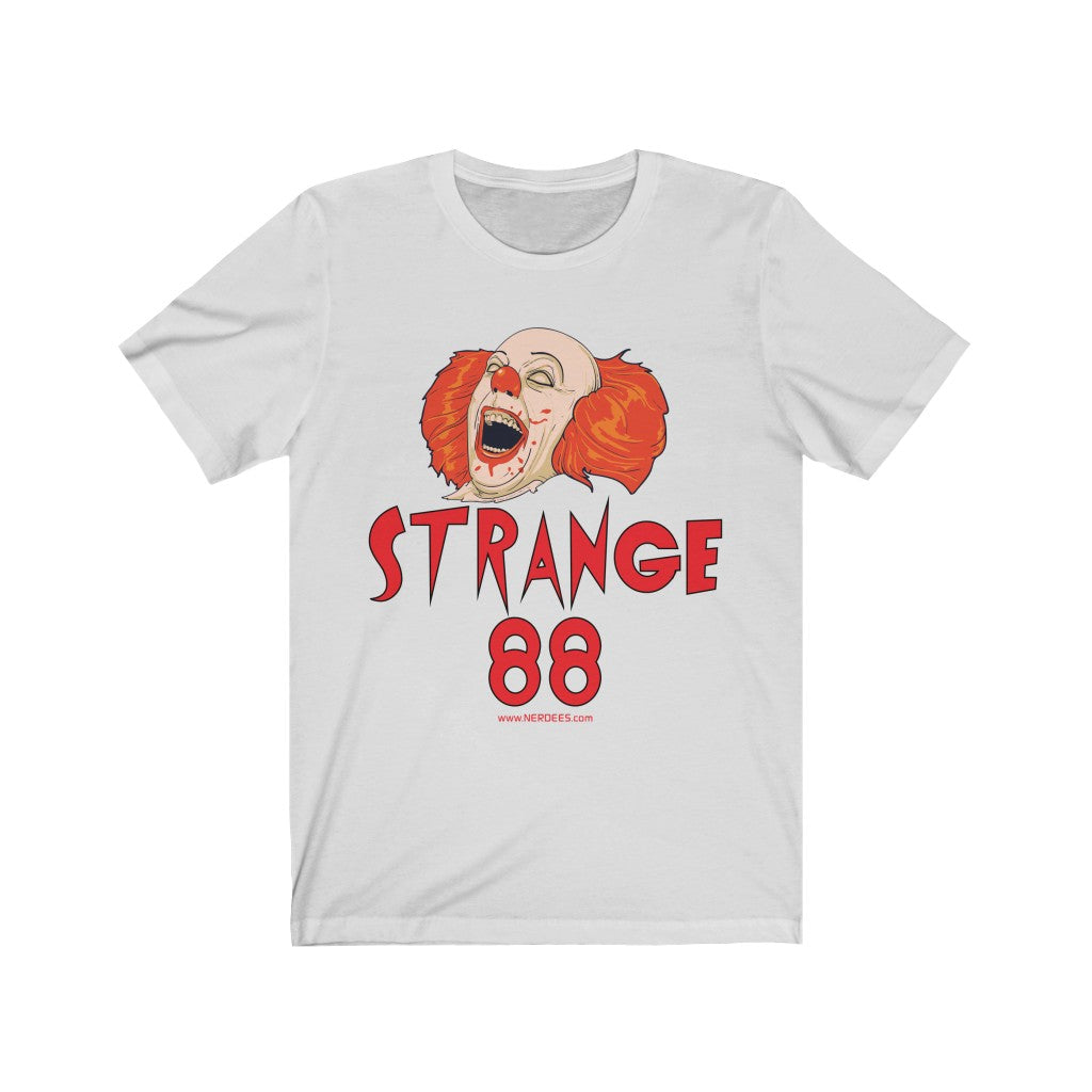 Strange 88 Retro Logo Tee "Clown'n" - Unisex Jersey Short Sleeve Tee