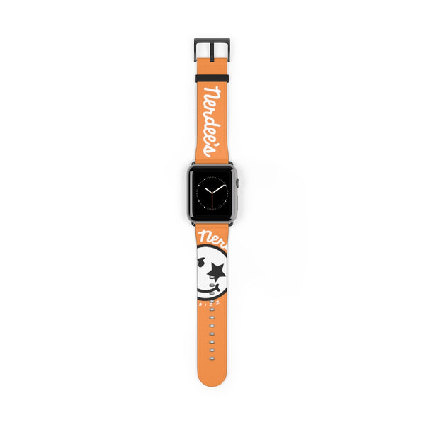 Nerdee's Official Logo Watch Band - (Design 02) Orange