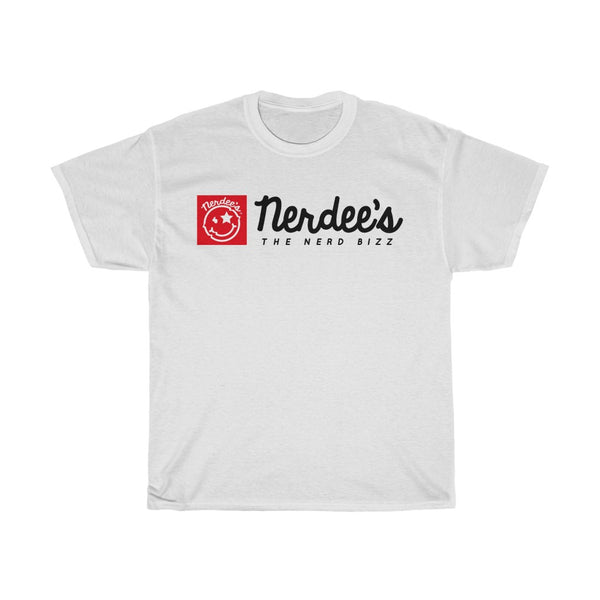 Nerdee's Red Banner (Design 01) - Unisex Heavy Cotton Tee