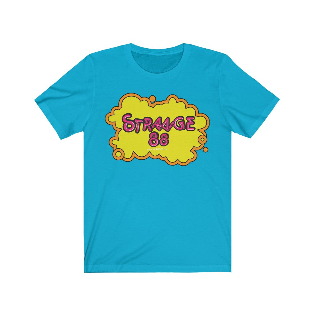 Strange 88 Retro Logo Tee "The Bubble Game" - Unisex Jersey Short Sleeve Tee