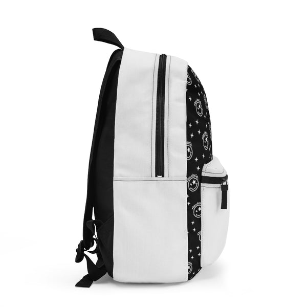 Nerdee's Logo Backpack (Design 04) - White