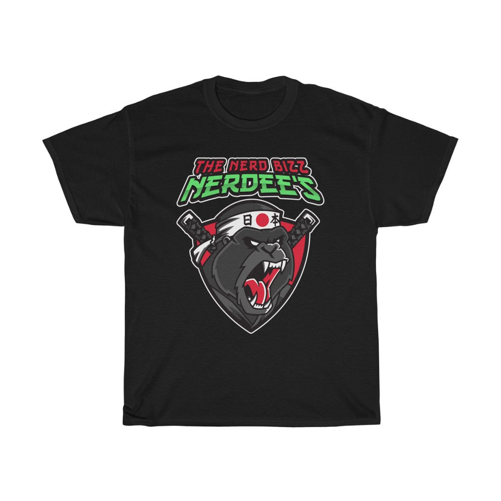 Nerdee's "Gorilla Samurai" Unisex Heavy Cotton Tee