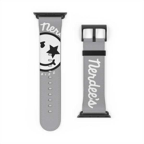 Nerdee's Official Logo Watch Band - (Design 02) Gray