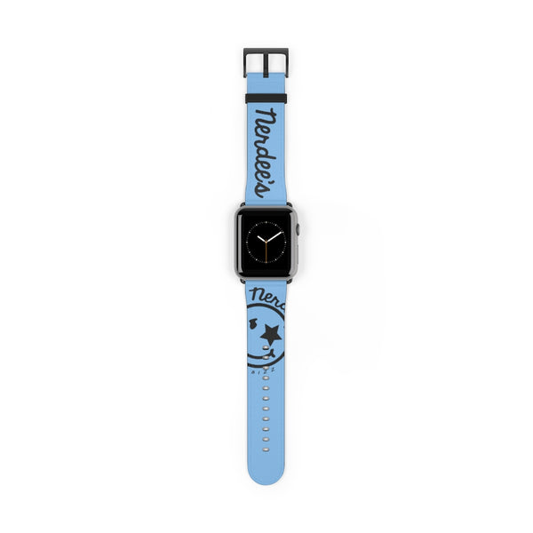 Nerdee's Official Logo Watch Band - (Design 01) Light Blue