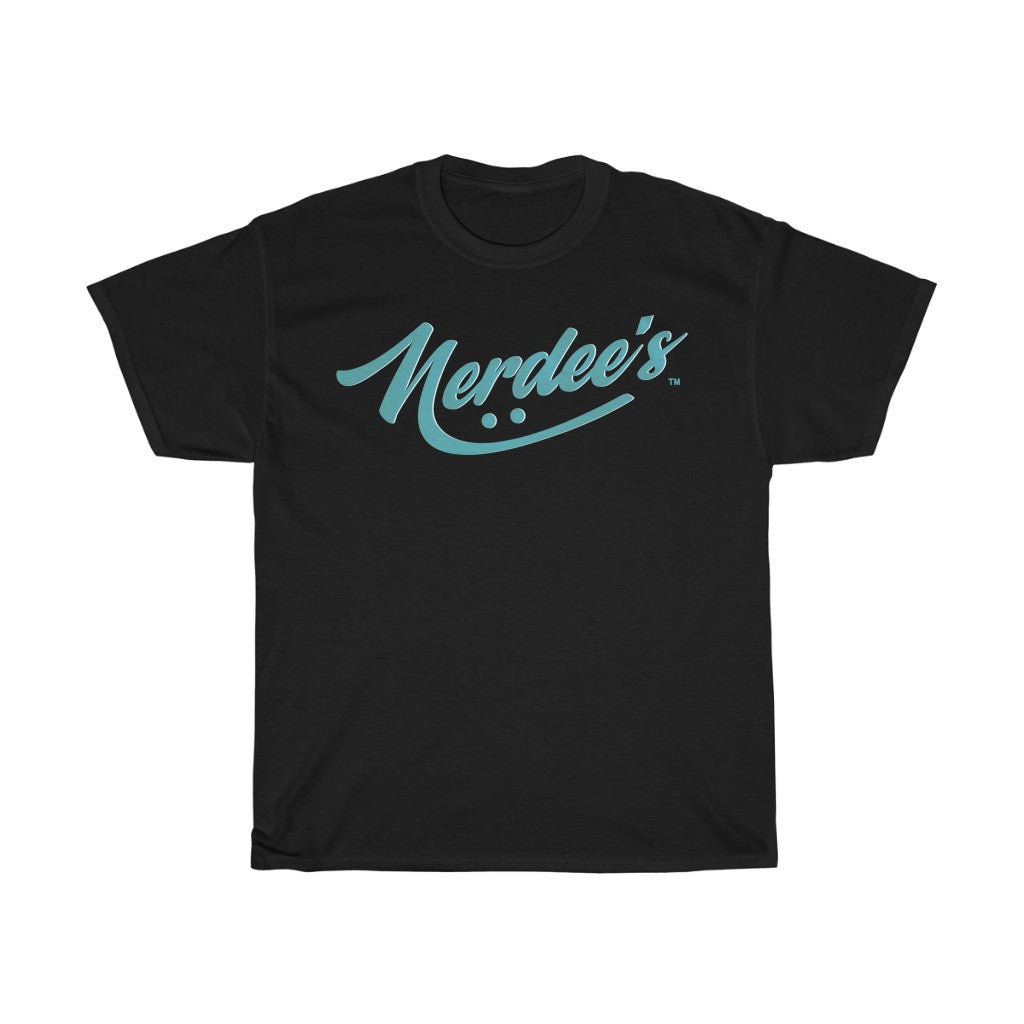 Nerdee's - Unisex Heavy Cotton Tee - "Swoosh"