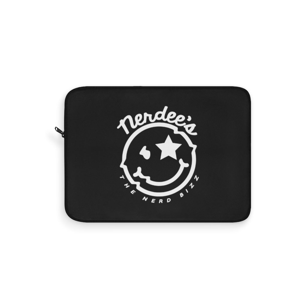 Nerdee's Official Logo Laptop Sleeve - Black