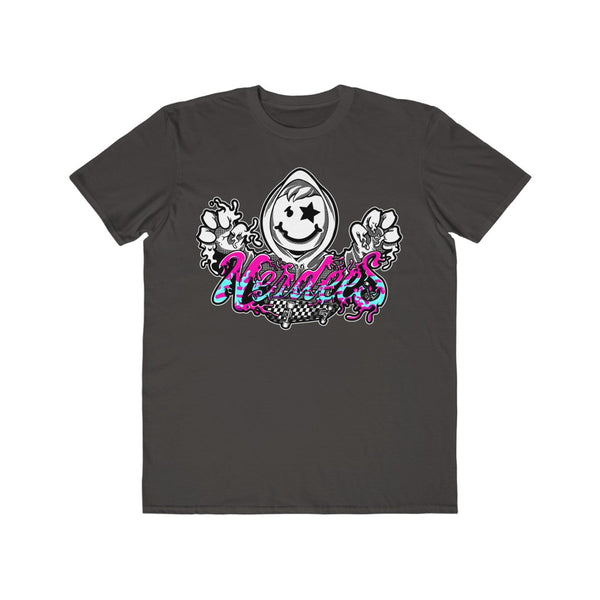 Nerdee's Game & Skate Shop Mascot (Design 01) -  Men's Lightweight Fashion Tee