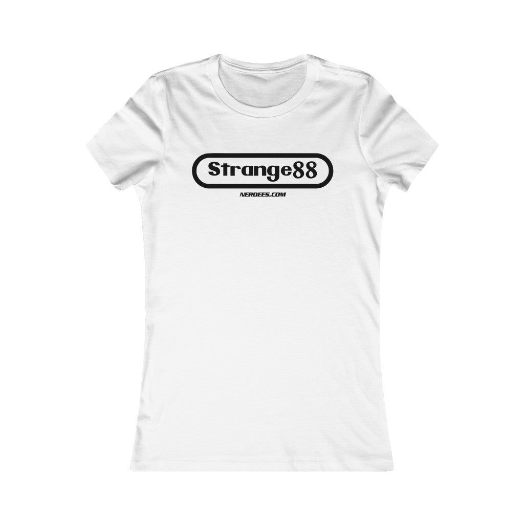 Strange 88 Retro Logo "80's 8-Bit" (Blk Design 01) - Women's Favorite Tee