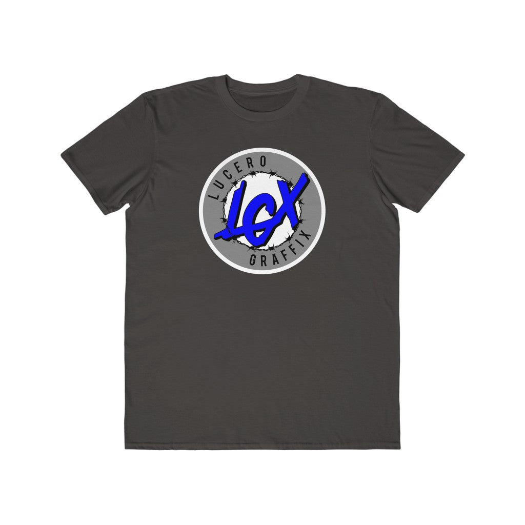 LGX Logo (WHT/GRY/BLU) - Men's Lightweight Fashion Tee