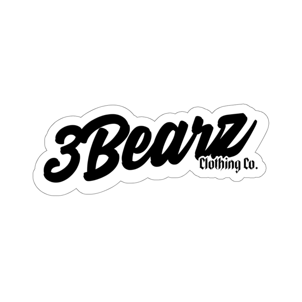 3Bearz Clothing Co. logo (Design 01) - Kiss-Cut Stickers