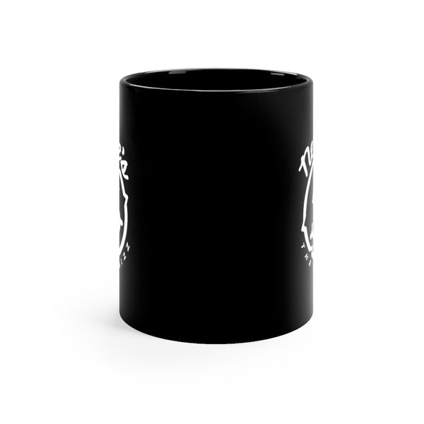 Nerdee's Official Logo Black mug 11oz