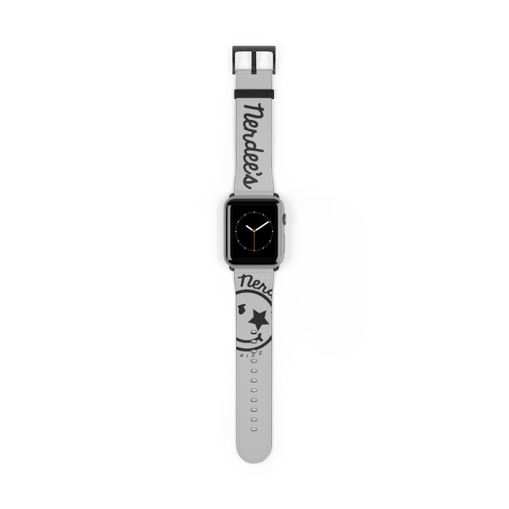 Nerdee's Official Logo Watch Band - (Design 01) Gray