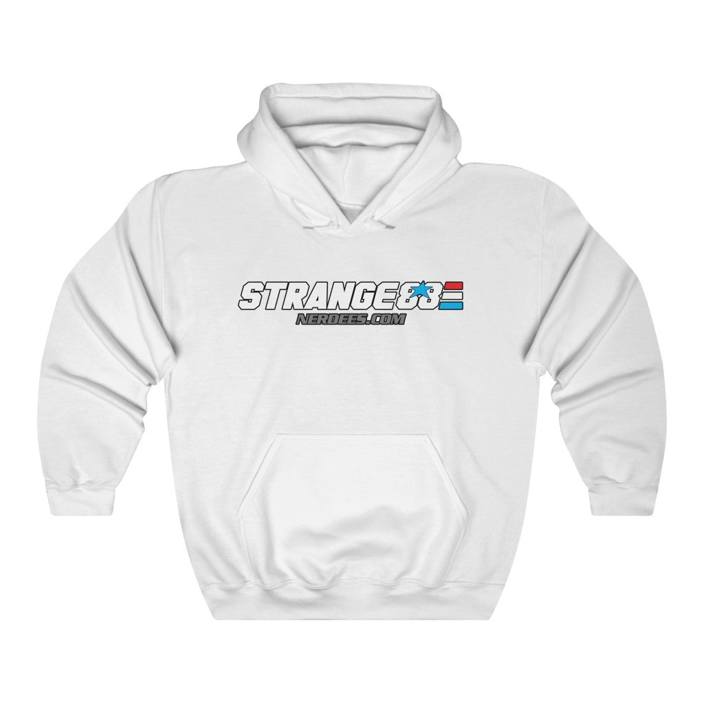 Strange 88 Retro Logo Hoodie "Yo Joe" - Unisex Heavy Blend™ Hooded Sweatshirt