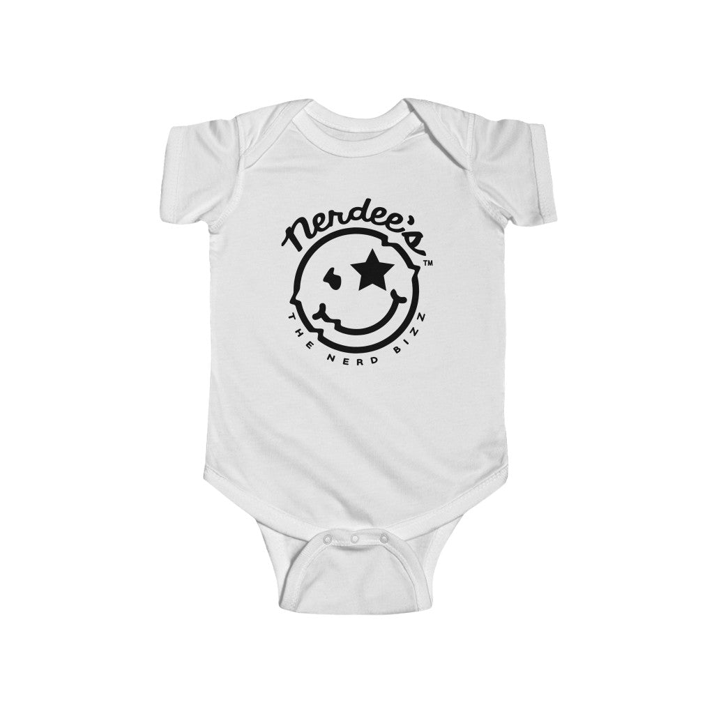 Nerdee's Official "Mr. Smiley" Logo - Infant Fine Jersey Bodysuit