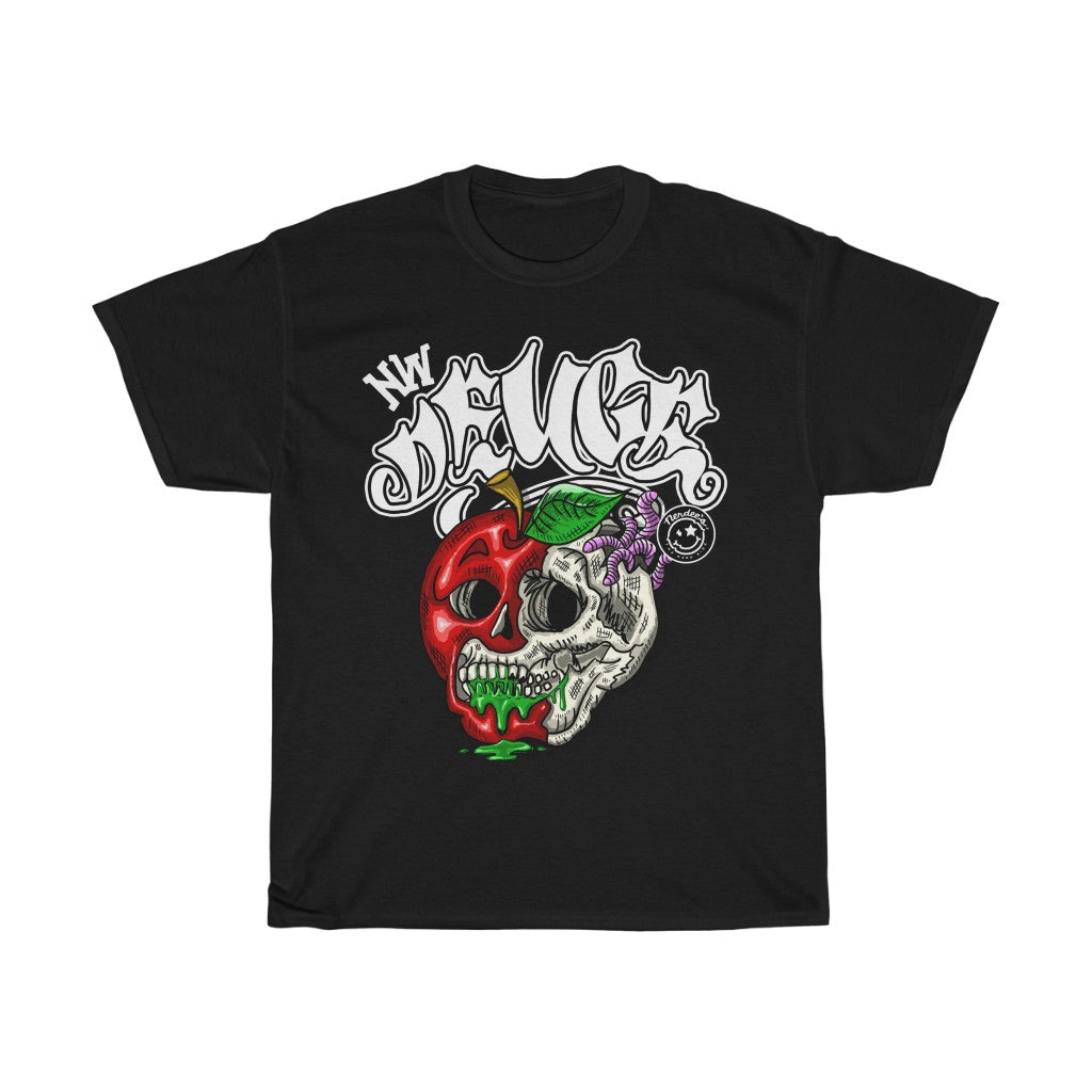 Nerdee's Signature Series - Gamer Edition "Apple Deuce" (Design 01) - Unisex Heavy Cotton Tee