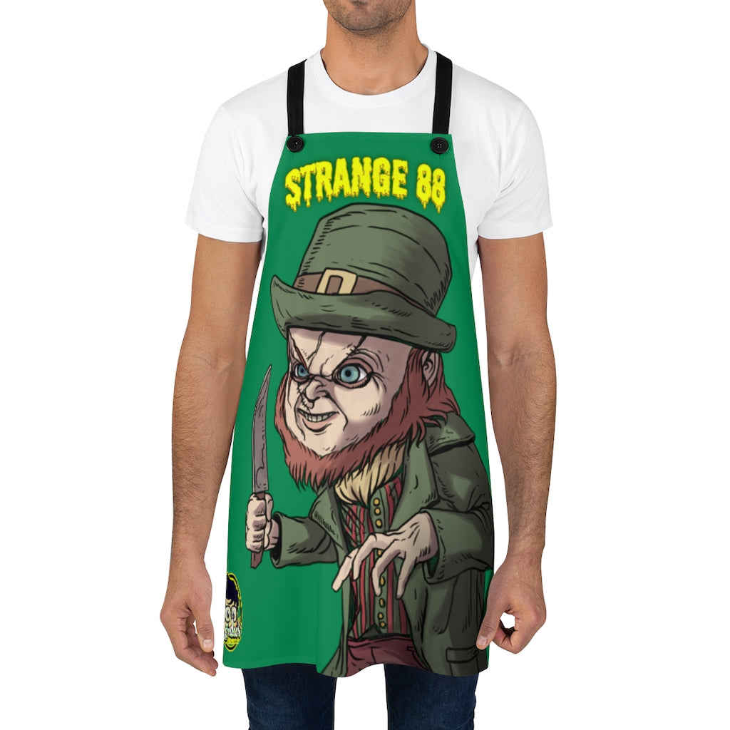 Strange 88 "80's Retro Horror - Green & Gold" Butcher's Apron