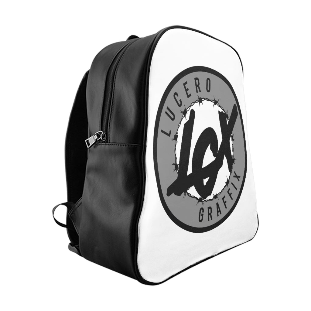 LGX School Backpack - GRY/BLK Logo