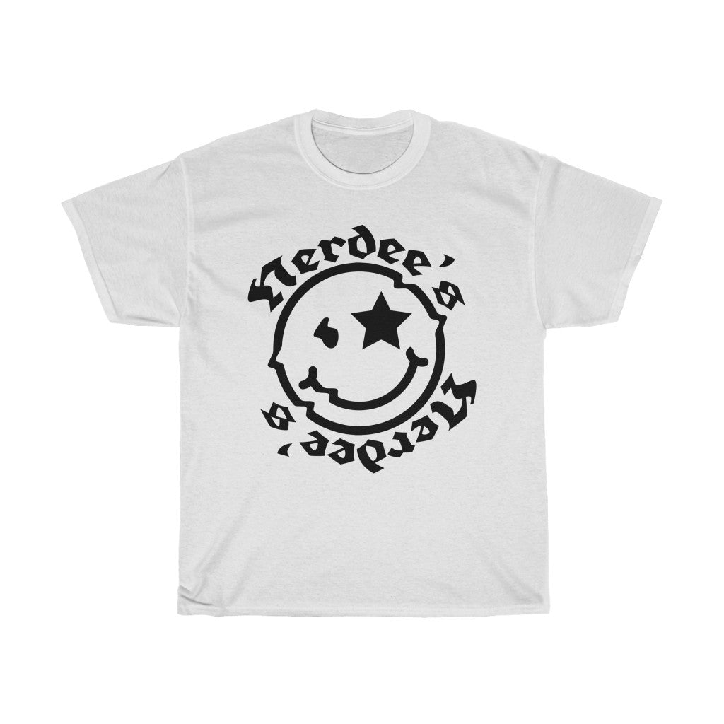 Nerdee's "OE - Mr. Smiley" Logo - Unisex Heavy Cotton Tee