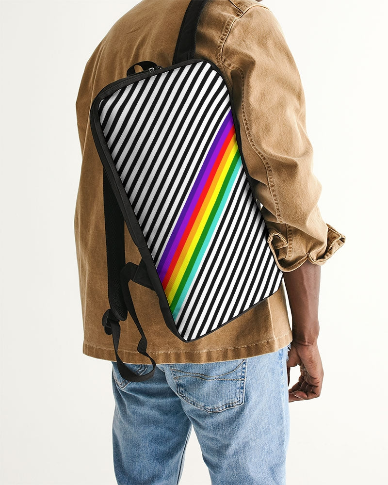 Rainbow Stripe - Slim Tech Backpack