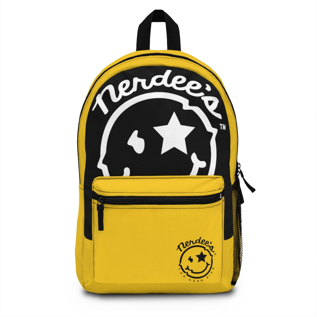 Nerdee's Logo Backpack (Design 03) - Yellow