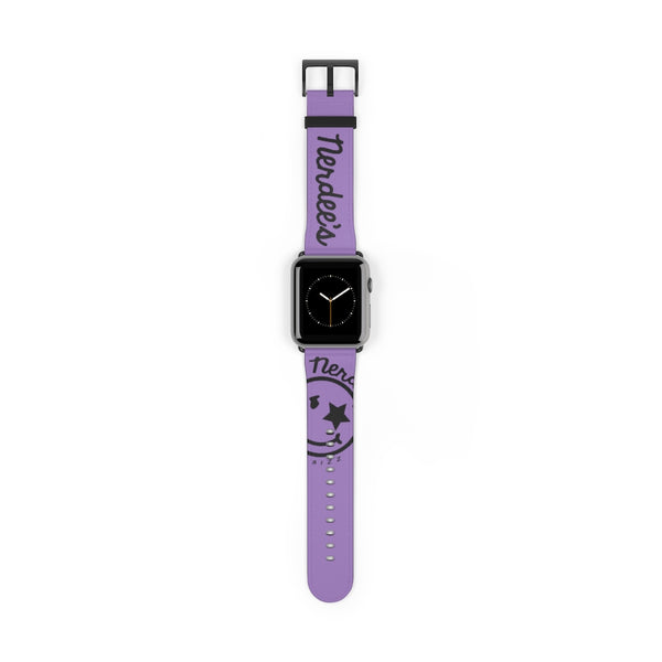 Nerdee's Official Logo Watch Band - (Design 01) Violet
