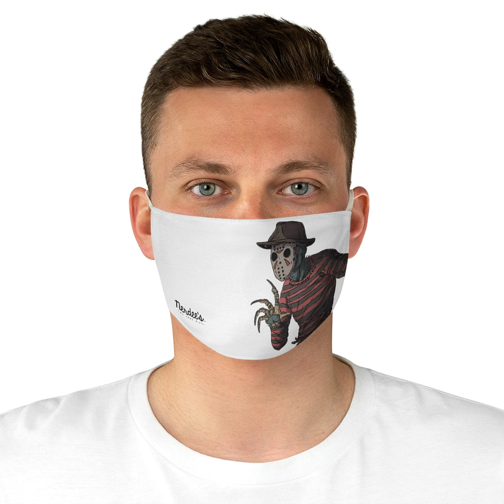 Strange 88 "Retro 80's Horror - The Slasher" Collectible Fabric Face Mask - White