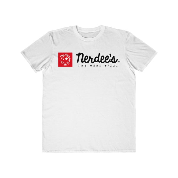 Nerdee's Red Banner Tee (Design 01) - Men's Lightweight Fashion Tee