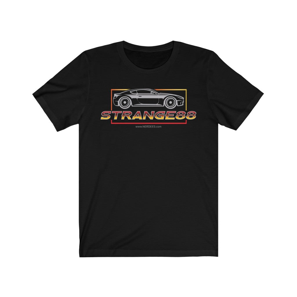 Strange 88 Retro Logo - Unisex Jersey Short Sleeve Tee - "Spy"