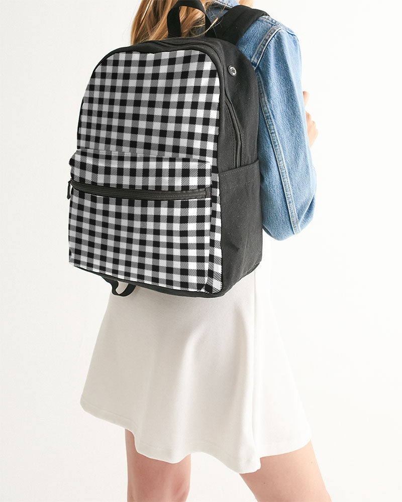 Checkerboard - Small Canvas Backpack