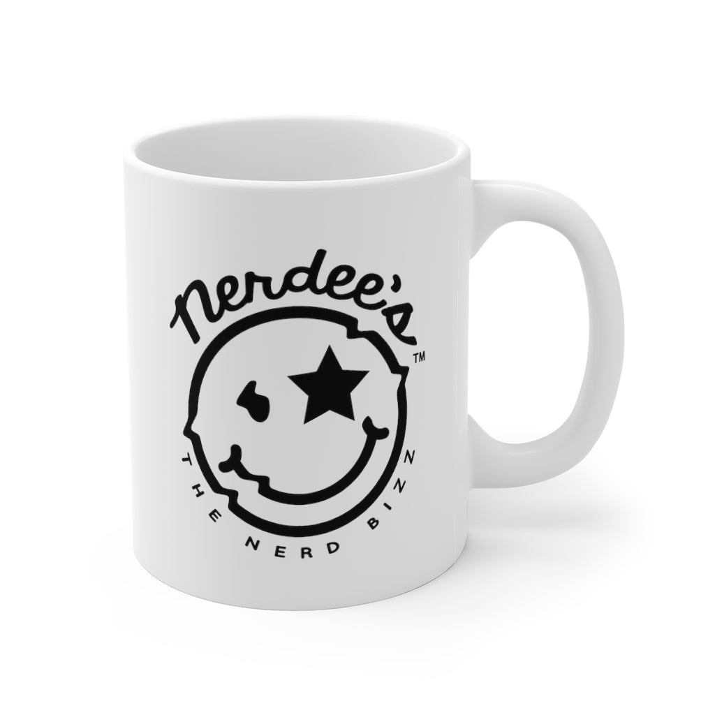Nerdee's Official Logo Mug 11oz - White