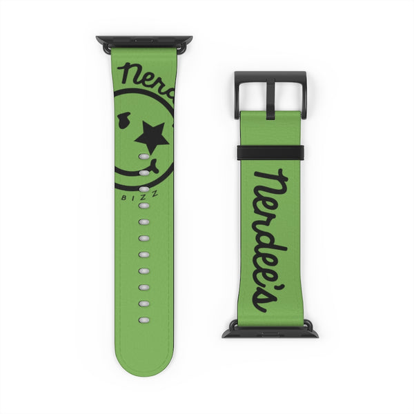 Nerdee's Official Logo Watch Band - (Design 01) Light Green