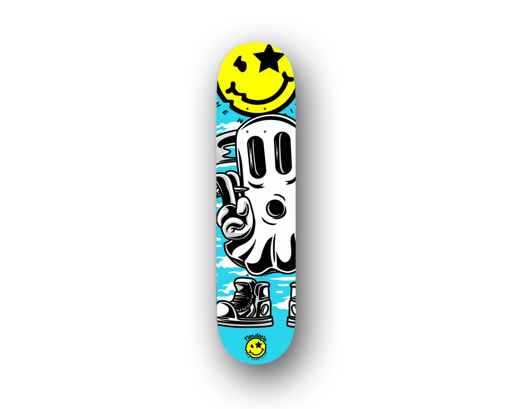 Nerdee's Skate Shop - "Smokey the Ghost" (Design 01) - Multiple Colors!