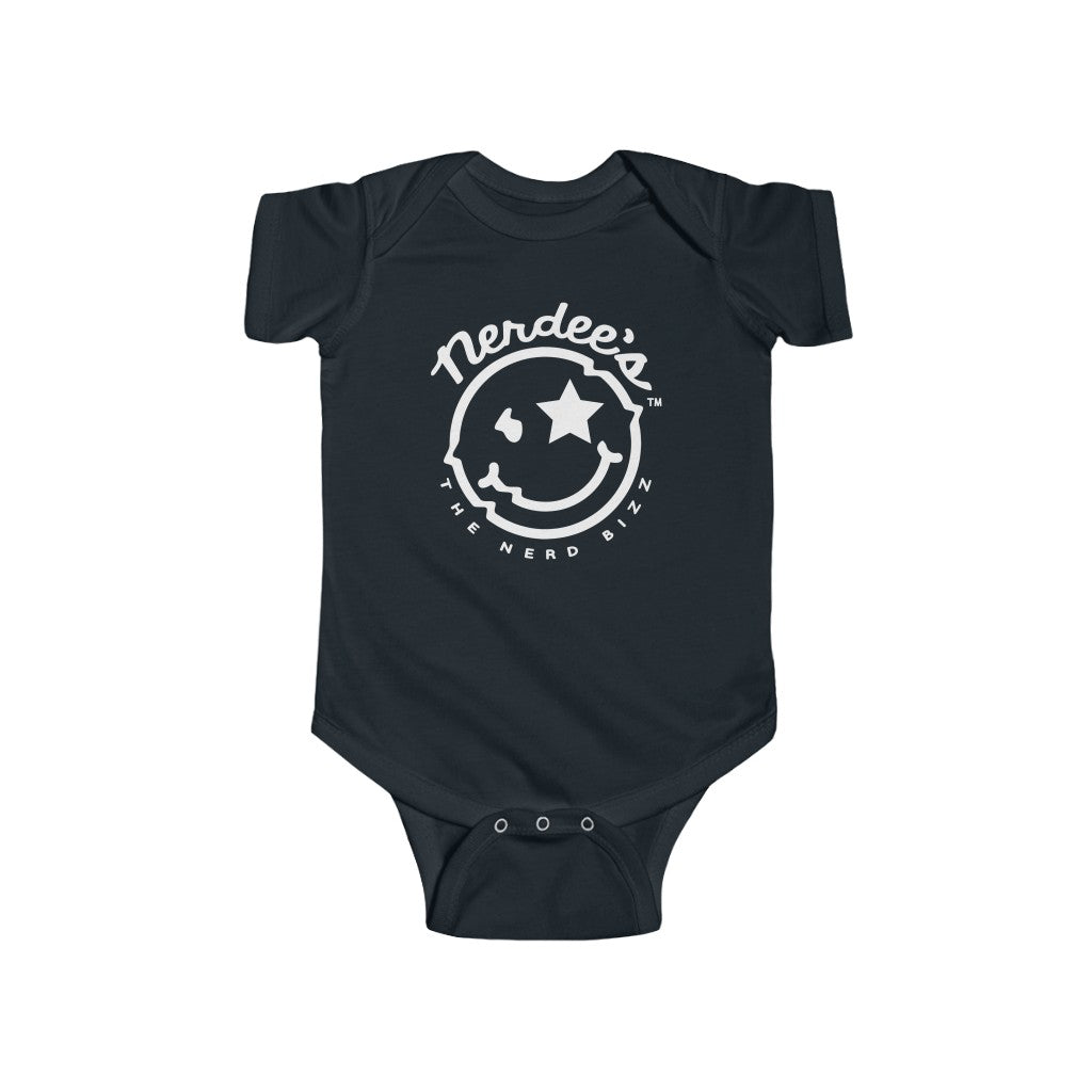 Nerdee's Official "Mr. Smiley" Logo - Infant Fine Jersey Bodysuit