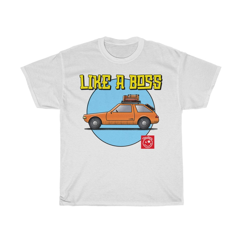 Nerdee's "Moving-Out Like-a-Boss" (Car Design 01) - Unisex Heavy Cotton Tee