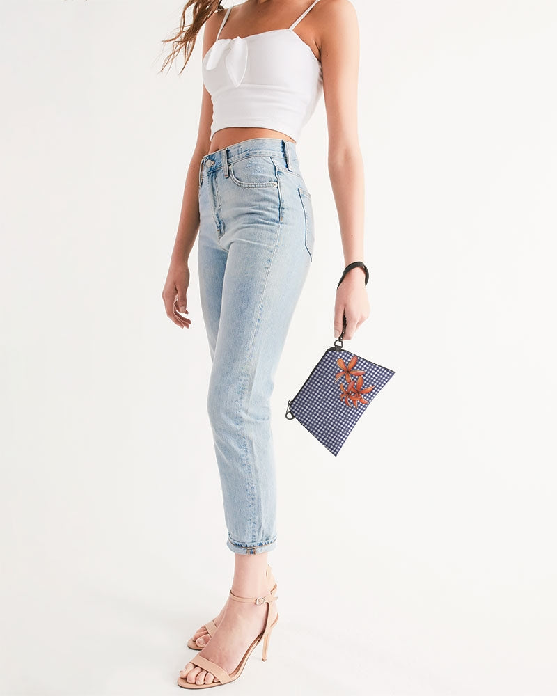 Orange Spring Flower - Wristlet