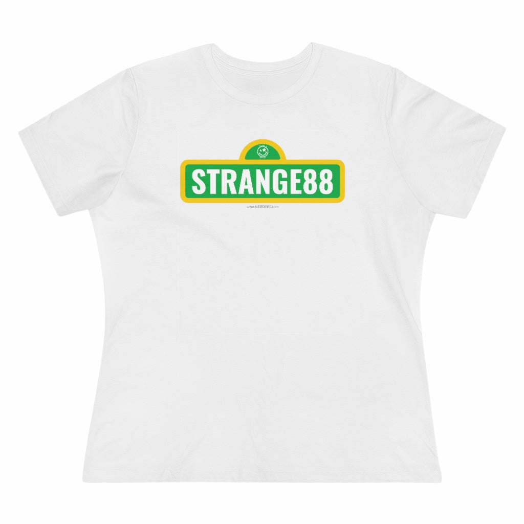 Strange 88 Retro Logo "Strange 88 St." - Women's Premium Tee