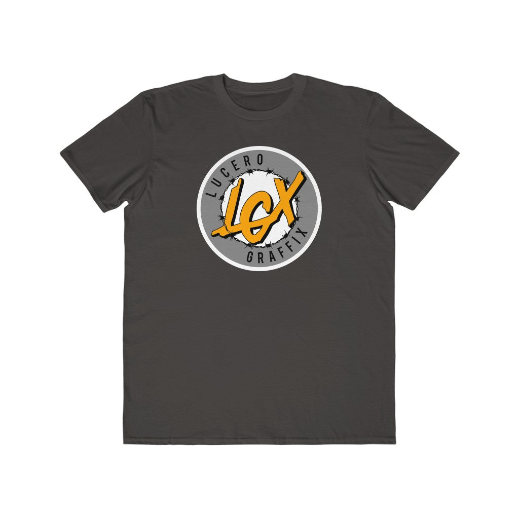 LGX Logo (WHT/GRY/ORG) - Men's Lightweight Fashion Tee