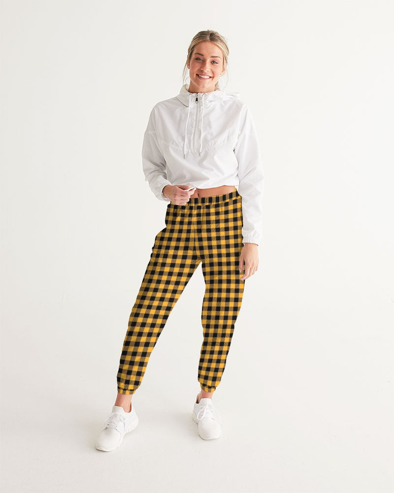 Yellow Plaid - Women's Track Pants