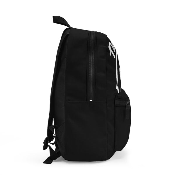 Nerdee's Logo Backpack (Design 03) - Black