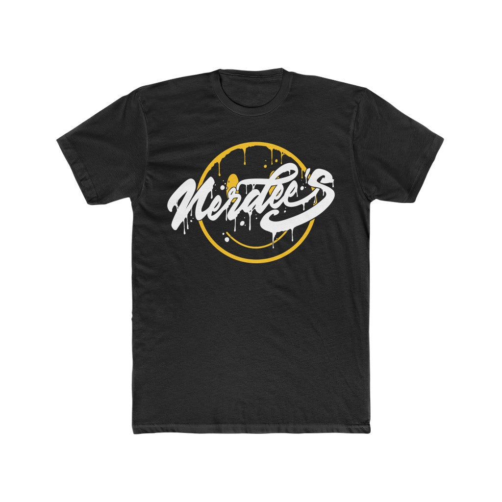 Nerdee's "All Smiles" - Men's Cotton Crew Tee