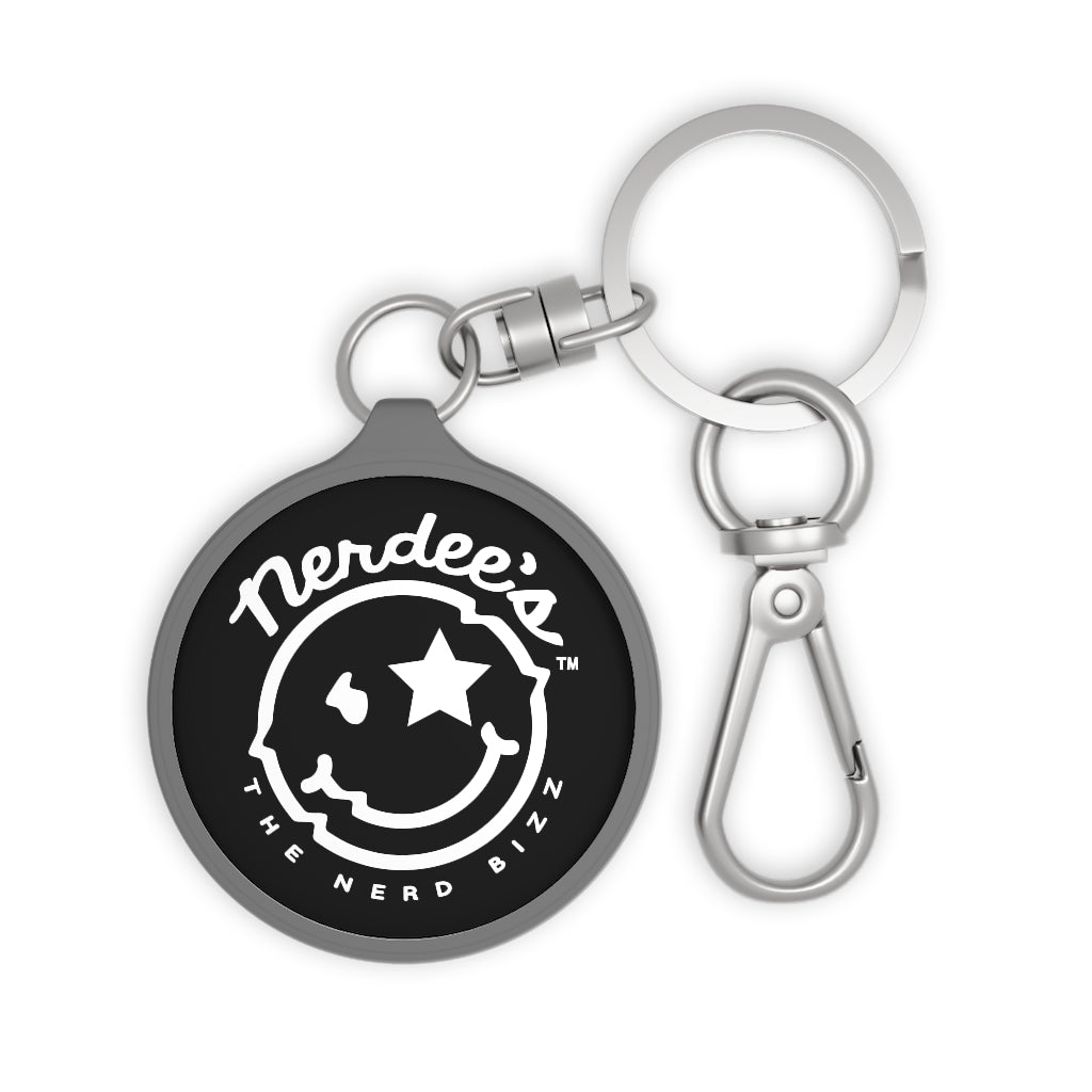 Nerdee's Logo Key Ring - Black