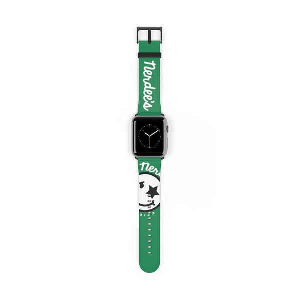 Nerdee's Official Logo Watch Band - (Design 02) Green