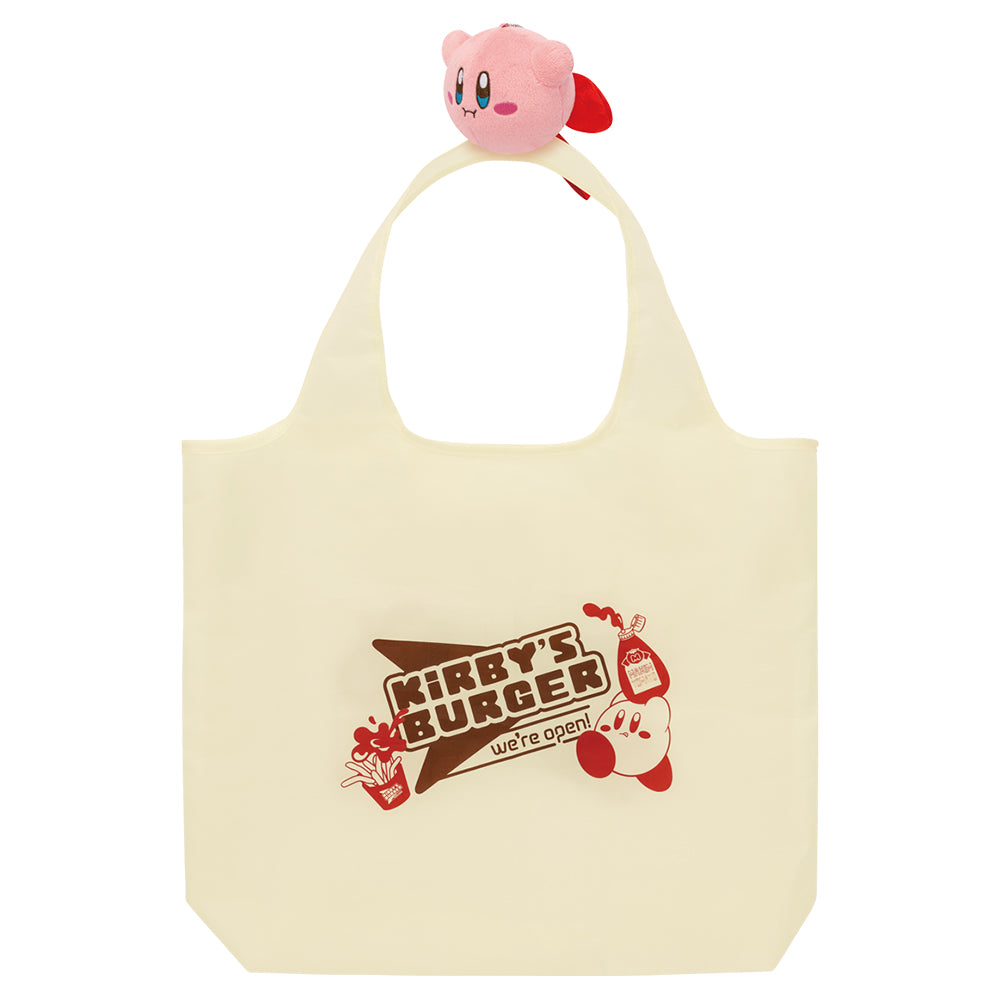 Ichiban Kuji- Kirby's Burger Marche bag & Plush Stuffed Kirby