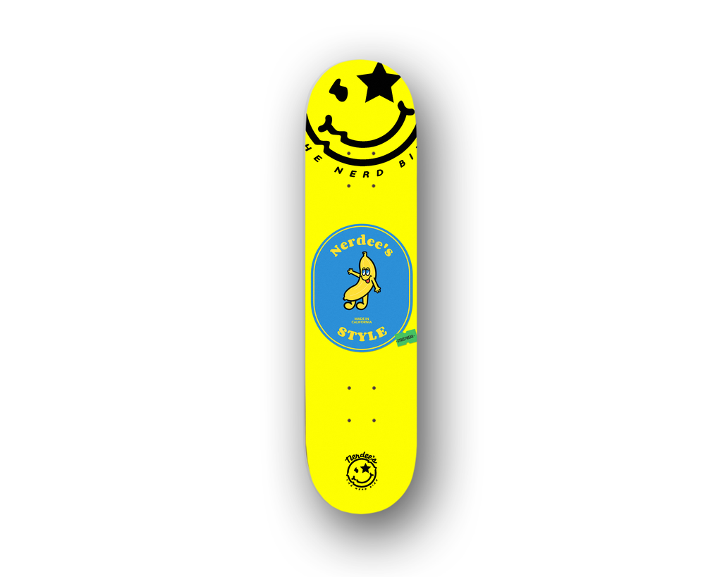 Nerdee's Skate Shop - "Banana Board" (Design 01) - Skateboard Deck