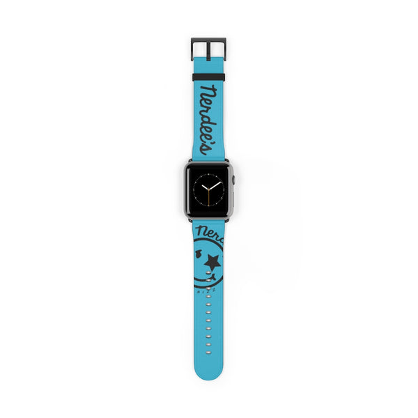 Nerdee's Official Logo Watch Band - (Design 01) Aqua