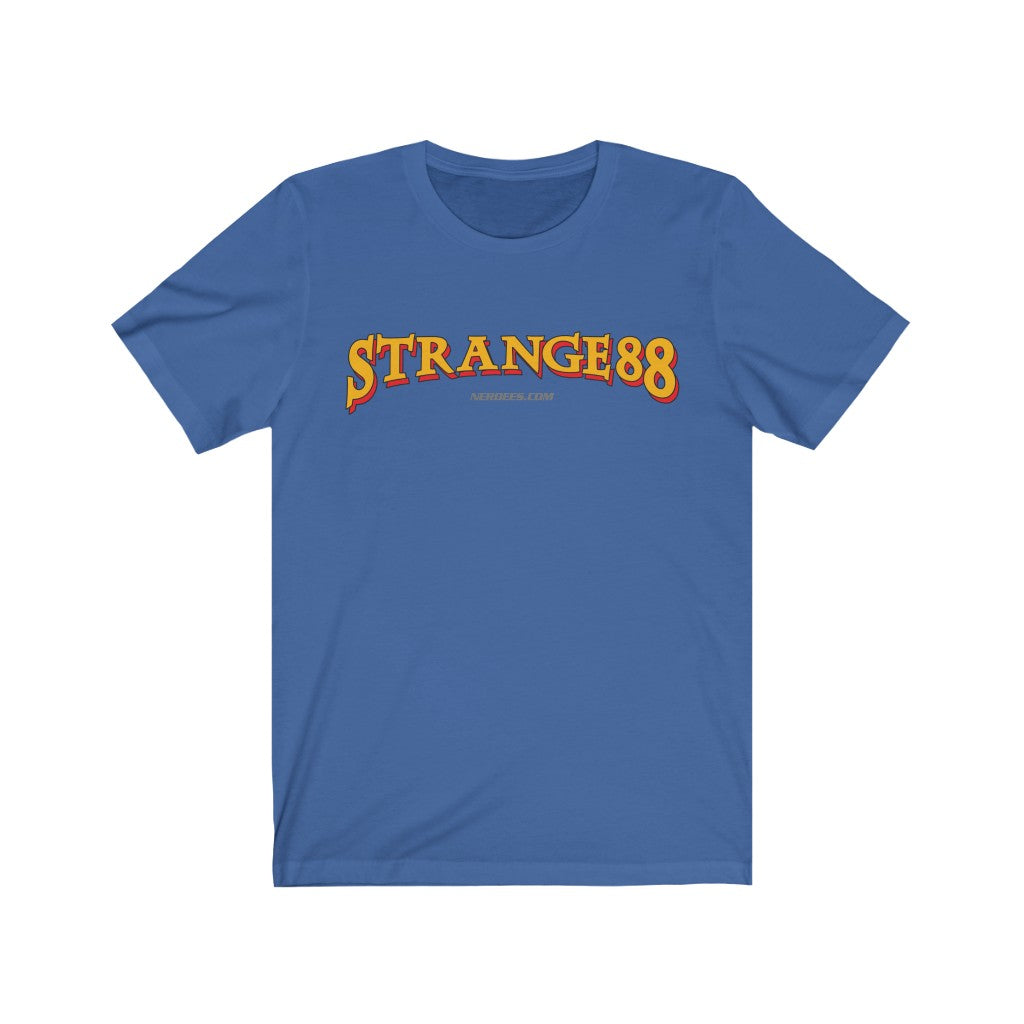 Strange 88 Retro Logo Tee "Scooter" - Unisex Jersey Short Sleeve Tee