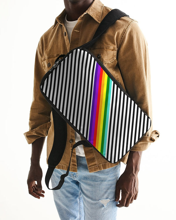 Rainbow Stripe - Slim Tech Backpack