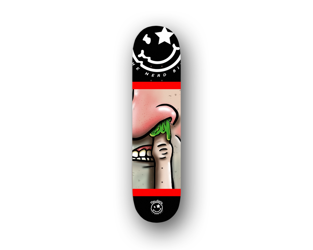 Nerdee's Skate Shop "Booger Board" Special Edition Skateboard Deck