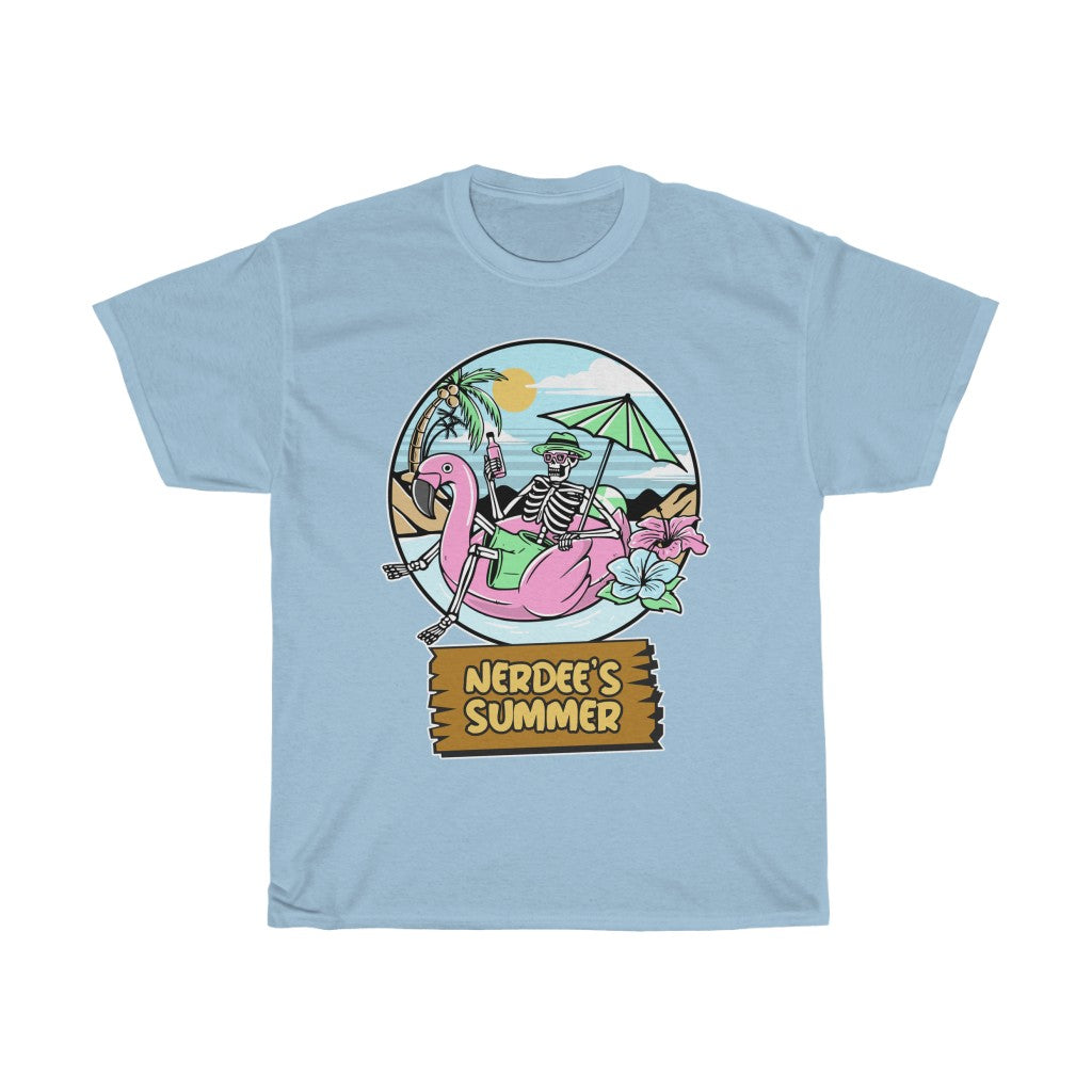 Nerdee's - Unisex Heavy Cotton Tee - "Nerdee's Summer"
