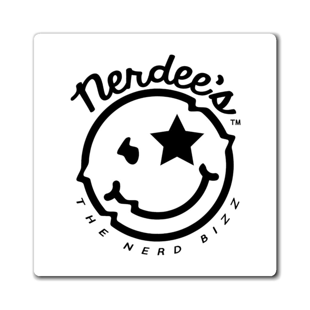 Nerdee's Official Logo "Mr. Smiley" Magnets